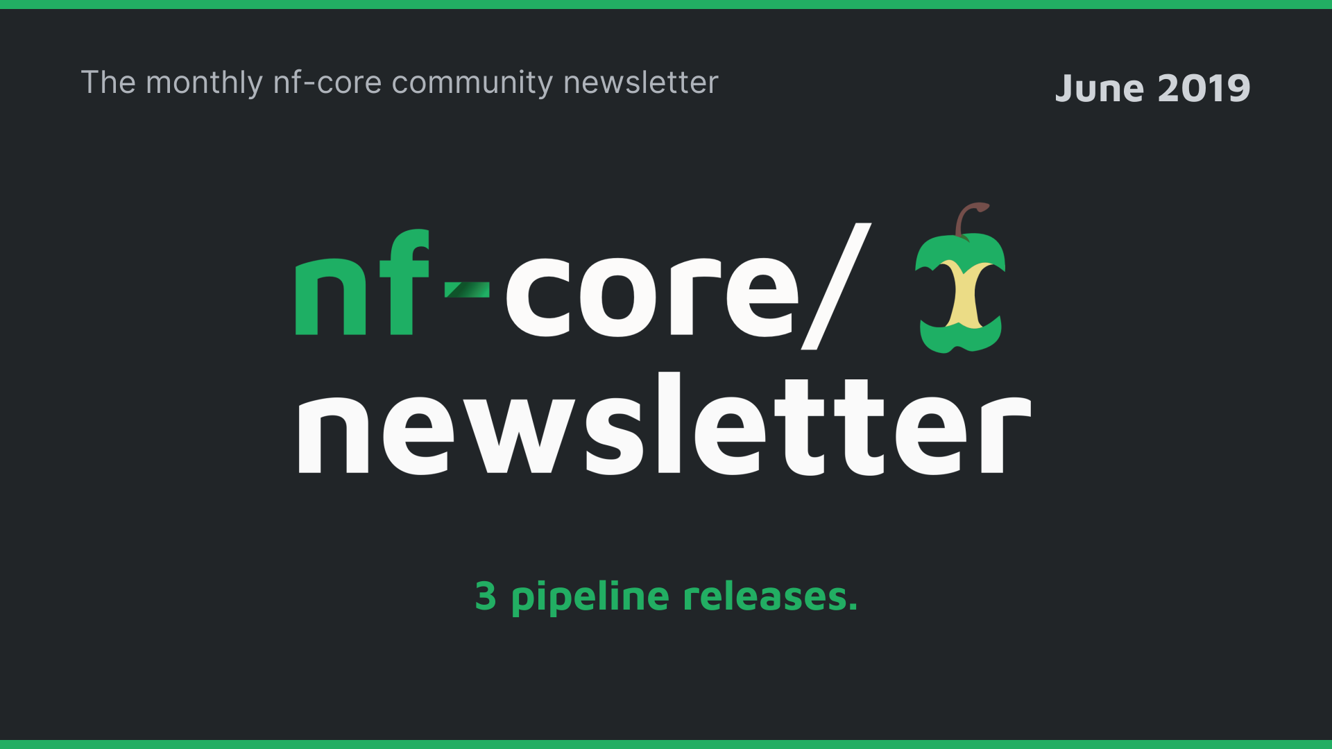 nf-core newsletter — June 2019