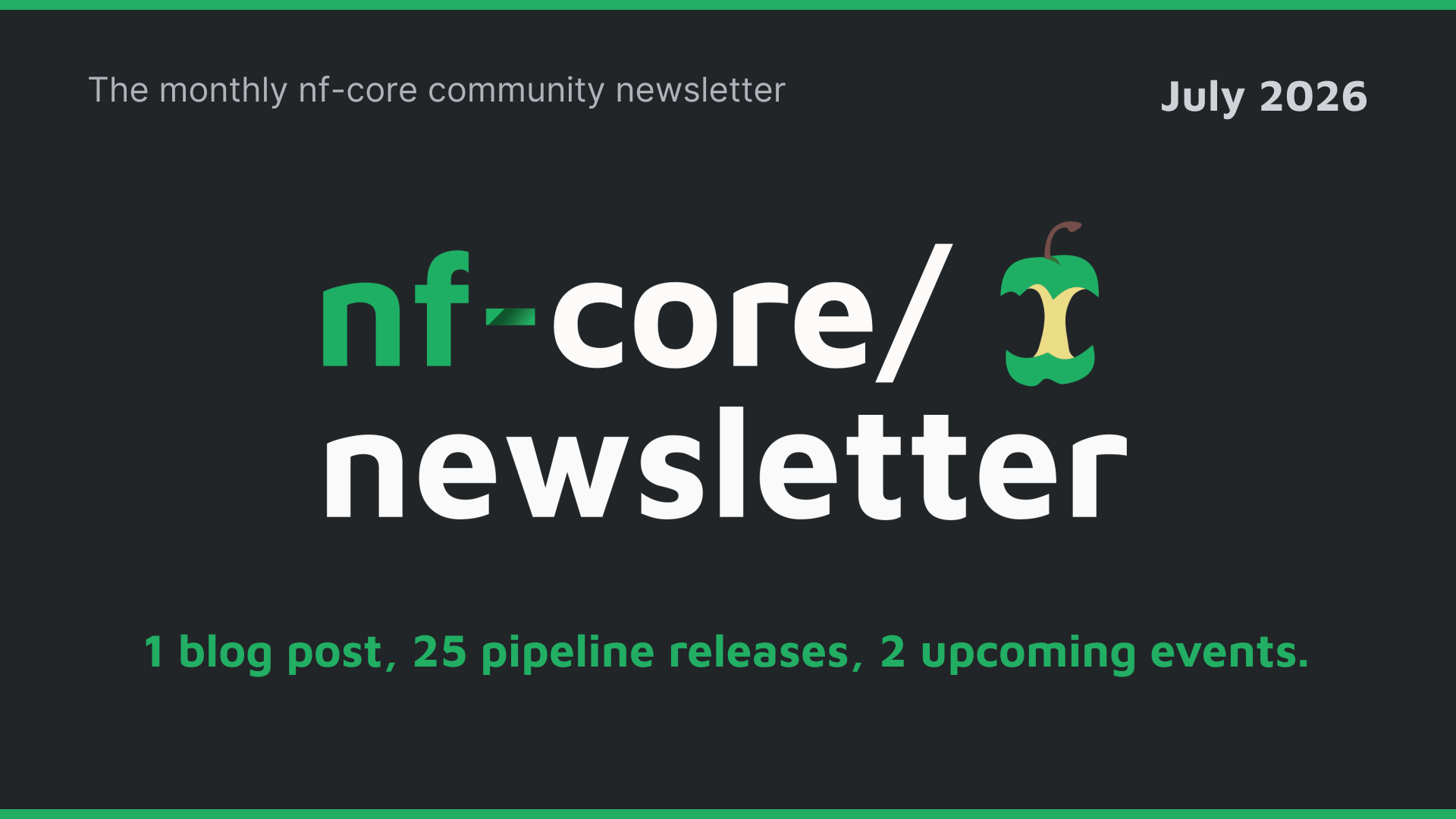 nf-core newsletter — July 2026